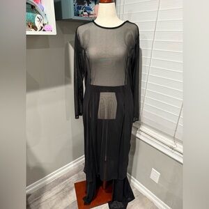 Debsshop‎ 2 Piecw Sheer top and Skirt